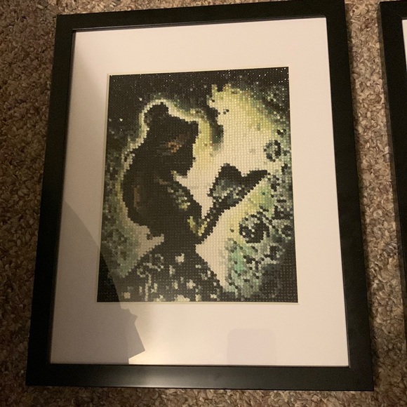 Beauty And The Beast Silhouette Of Beast Diamond Art-Already Made - Picture 5 of 8